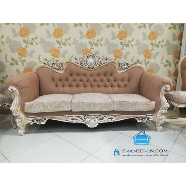 مبل سه نفره کلاسیک مدل لیندا