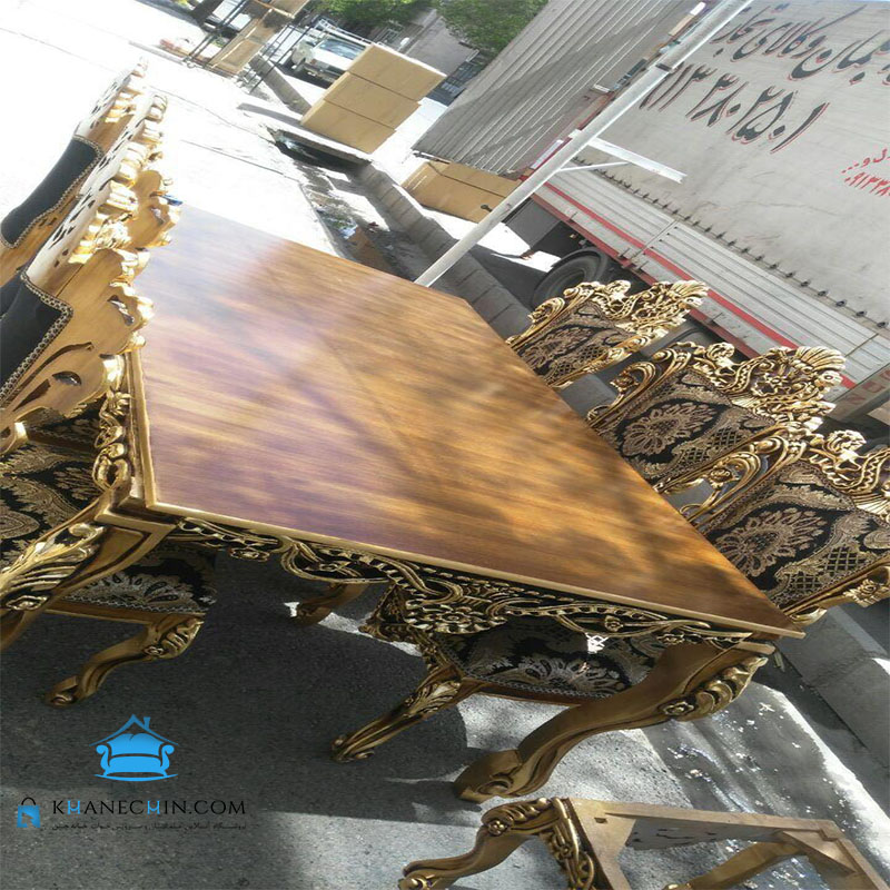 میز غذاخوری کلاسیک مدل خرچنگی میز غذاخوری کلاسیک مدل خرچنگی