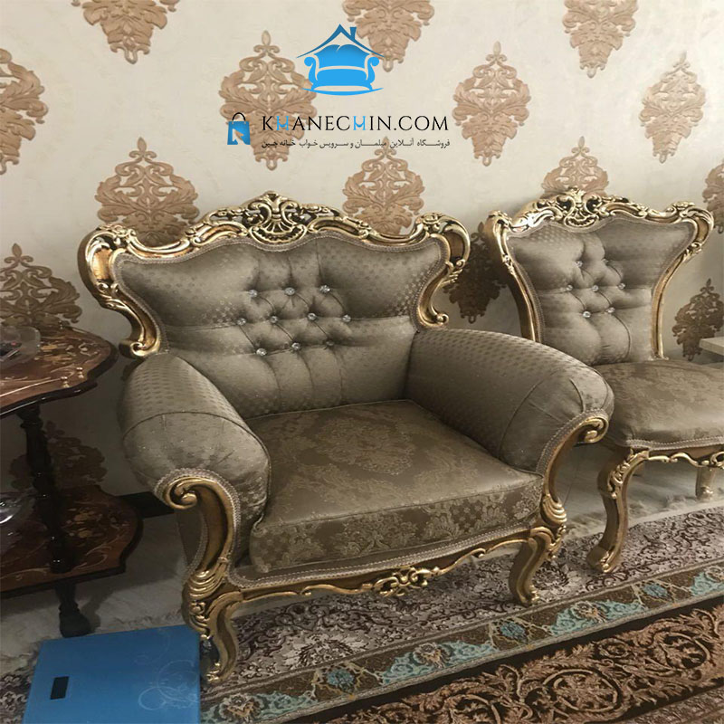تک نفره مبل کلاسیک مدل شل تک نفره مبل کلاسیک مدل شل