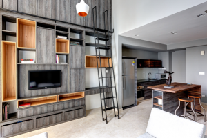قراردادن کمدها و کابینت ها در نزدیکی سقف