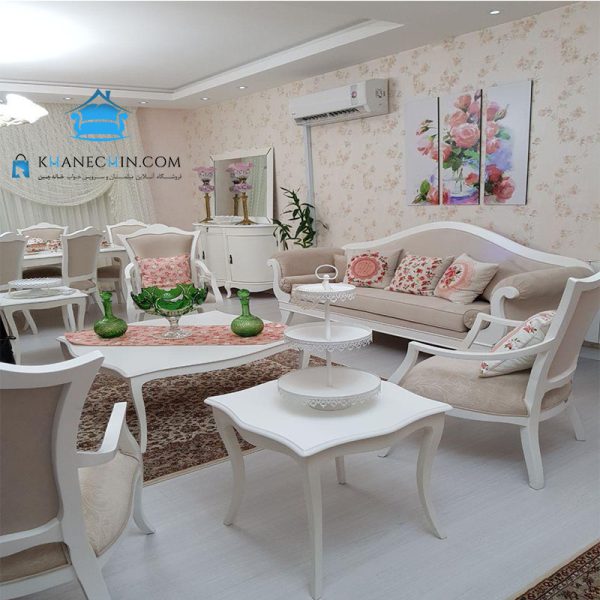 مبل کلاسیک مدل لویی معرق