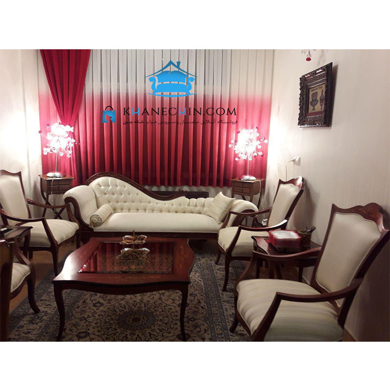 ست مبل کلاسیک مدل لویی معرق ست مبل کلاسیک مدل لویی معرق