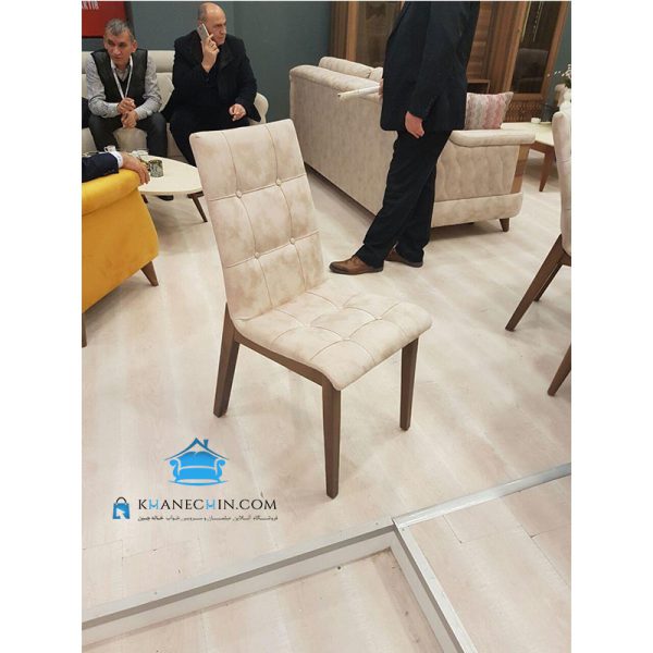 صندرلی غذا خوری مدل لوییز دکمه خور