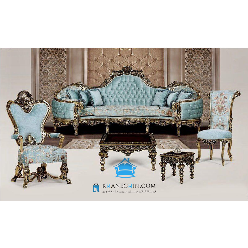 مبل کلاسیک طرح خرچنگی u مبل کلاسیک طرح خرچنگی u