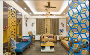 پارتیشن چوبی رنگی