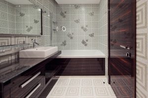 استفاده از کاغذ دیواری وینیلی در حمام