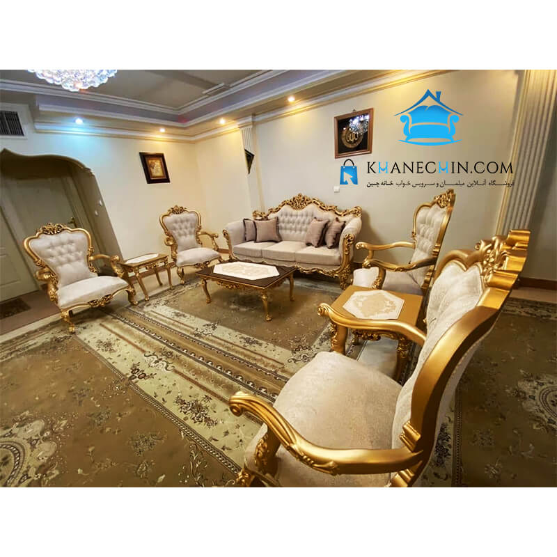سرویس مبل کلاسیک مدل پاتریس طرح 2021 سرویسمبل کلاسیک مدل پاتریس طرح 2021