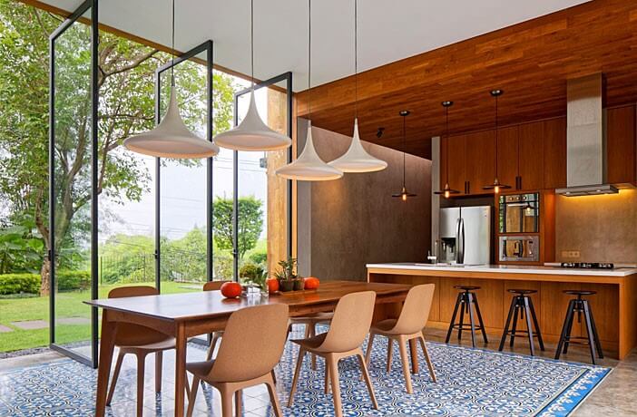 انواع open plan design