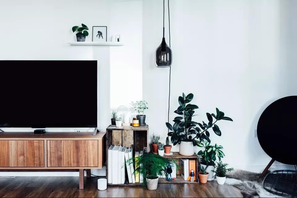 مرتب کردن اتاق نشیمن