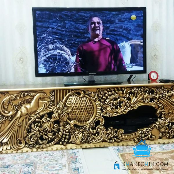 میز تلویزیون چوبی کد 101 طرح 2021