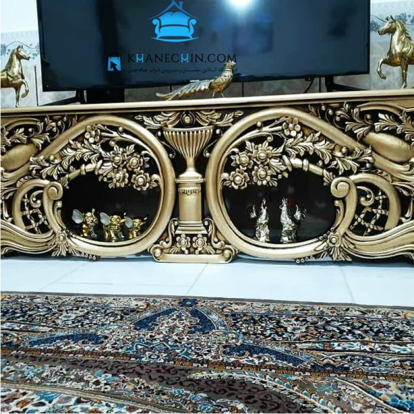 میز تلویزیون چوبی کد 102 طرح 2021