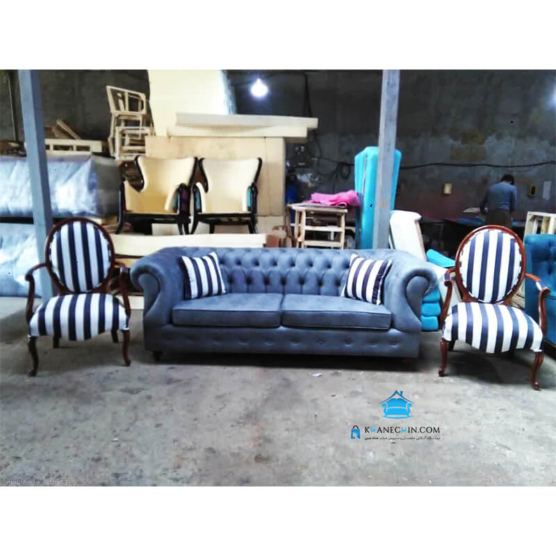 مبل کلاسیک مدل چستر 2 مبل کلاسیک مدل چستر 2