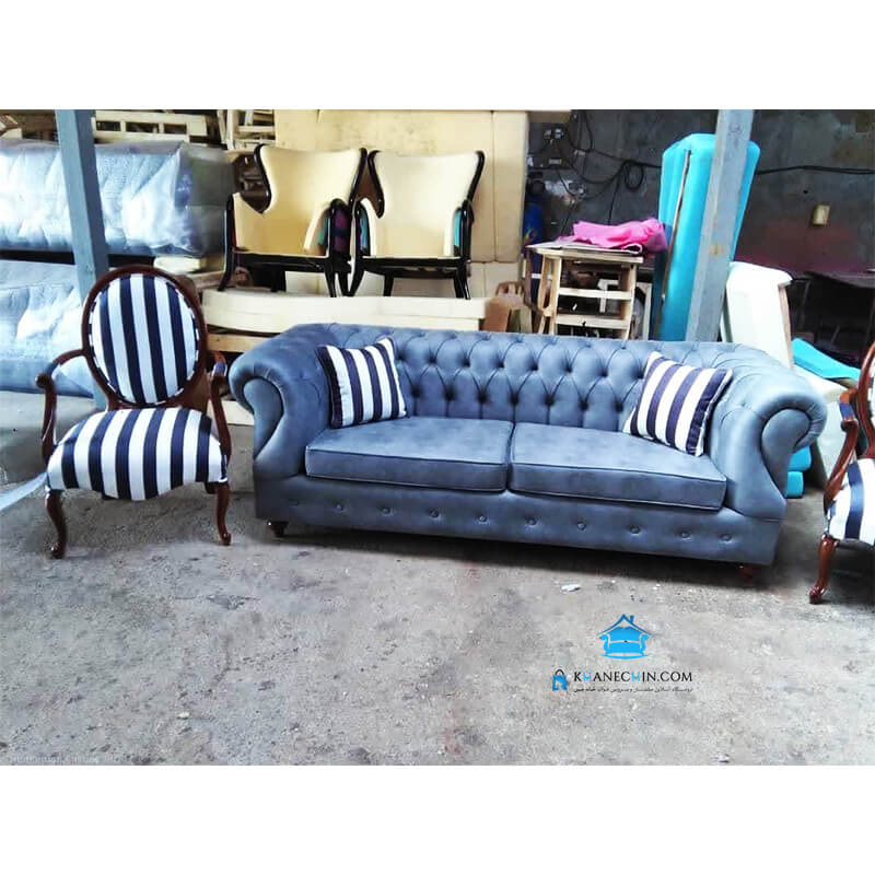 کاناپه سه نفره راحتی چستر کلاسیک 2 کاناپه سه نفره راحتی چستر کلاسیک 2