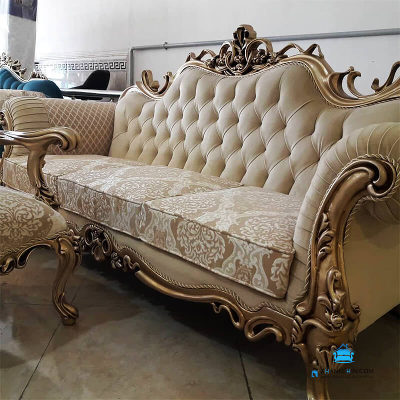 مبل کلاسیک 3 نفره طرح افسون مبل کلاسیک 3 نفره طرح افسون