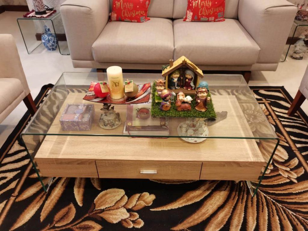 میز وسط مبلی شیشه ای