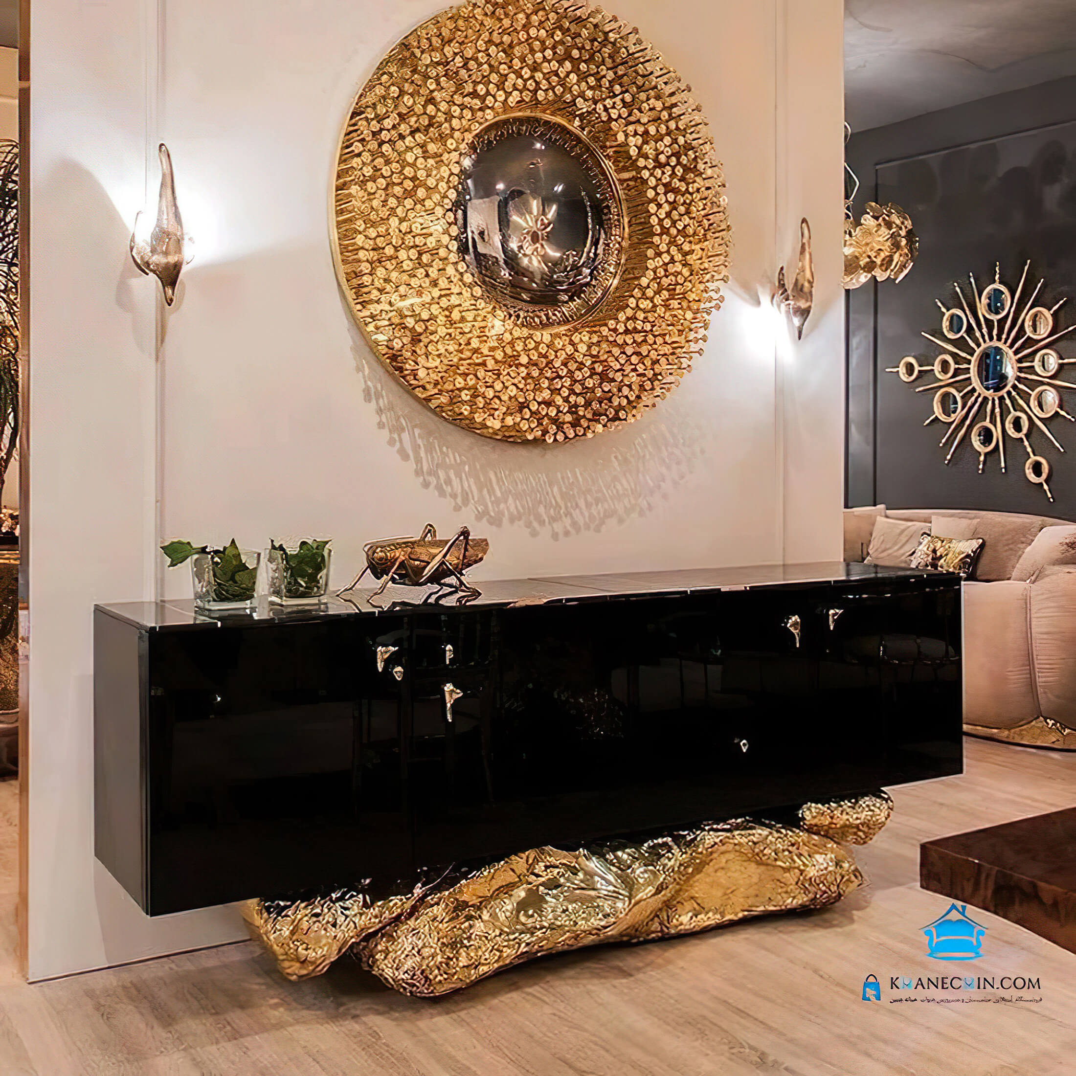 آینه کنسول مدل فانتزی کانزان