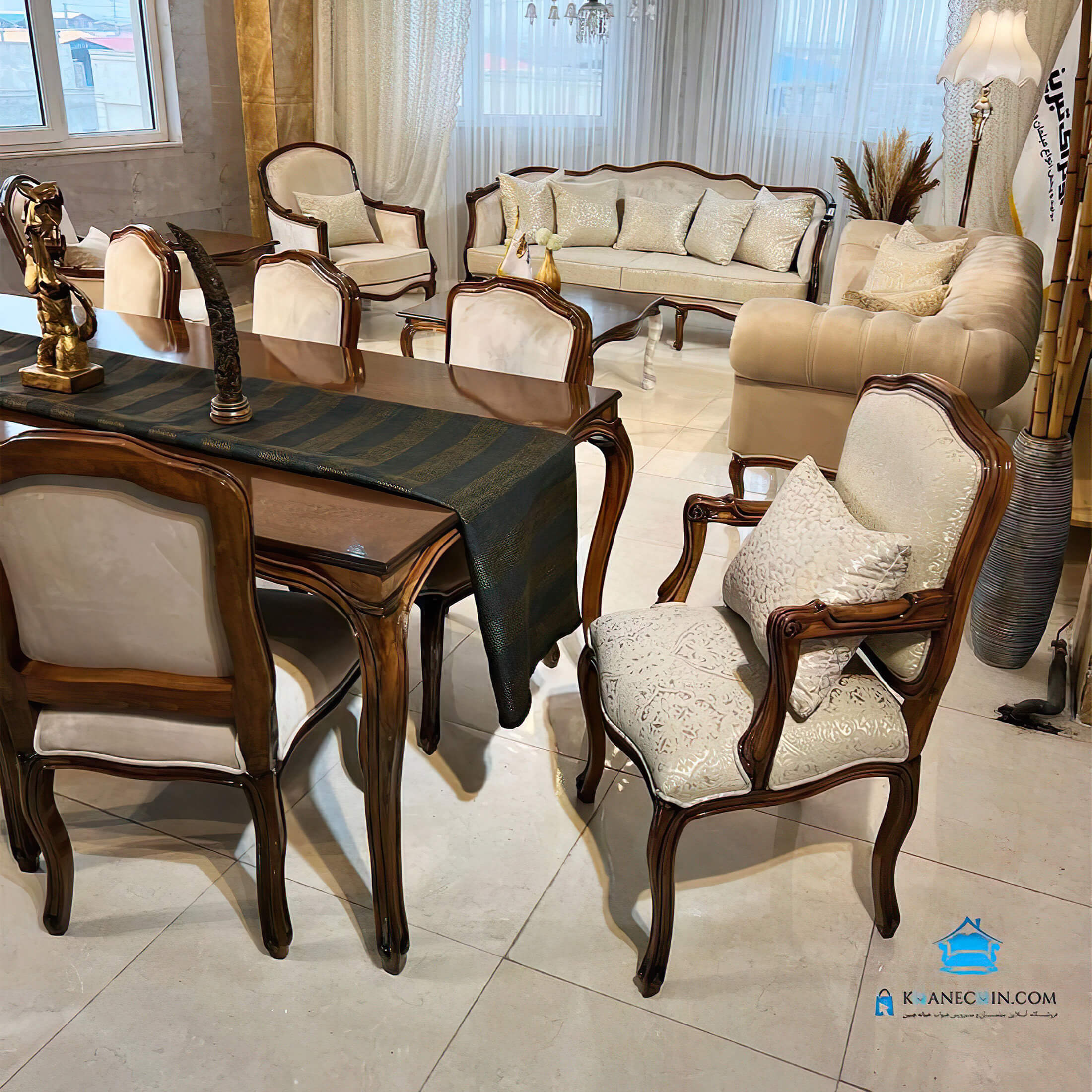 mobleman-abzari-faransavi مبل سلطنتی مدل ابزاری فرانسوی